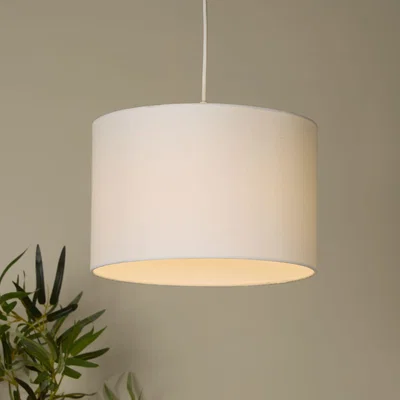 The Range Caia Drum Ceiling Shade - White