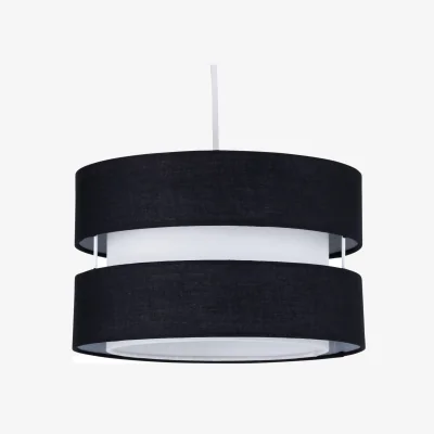 The Range Benni Black 26cm Pendant Shade - Black