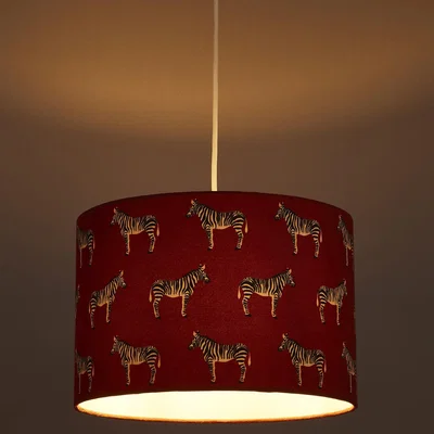 The Range Zebra Pattern Shade  - Pink