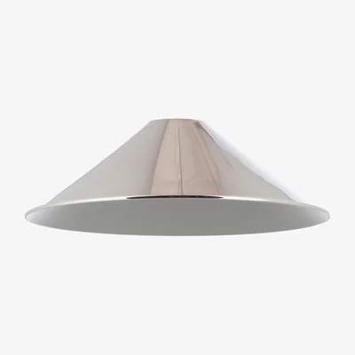The Range Ciana Small Fishermans Style Diner Shade - Polished Nickel