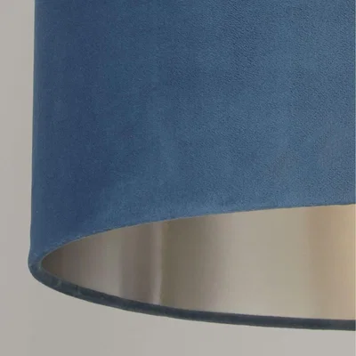 The Range Blossom Teal Velvet Shade - Teal