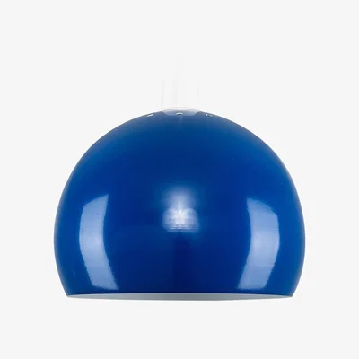 The Range Retro Blue Arco Style Dome Ceiling Pendant Light Shade - Blue