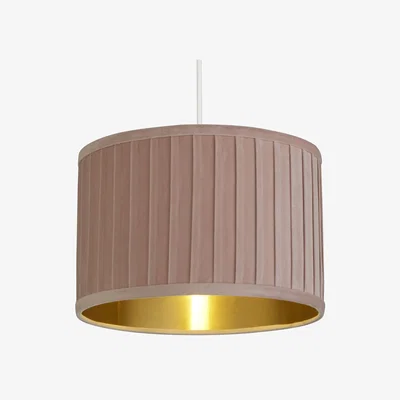 The Range Blush Pink Pleated Ceiling Shade - Pink