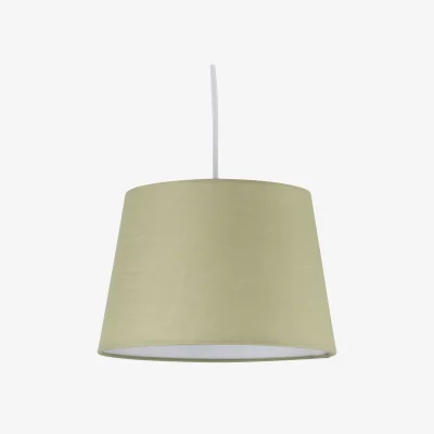The Range Sage Green Cotton 23cm Tapered Cylinder Pendant Or Lamp Shade - Sage Green