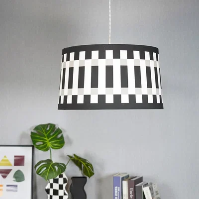 The Range Abstract Stripe Monochrome Shade - Black