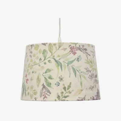 The Range Floral Easy Fit Fabric Pendant Shade - Floral Digital Print