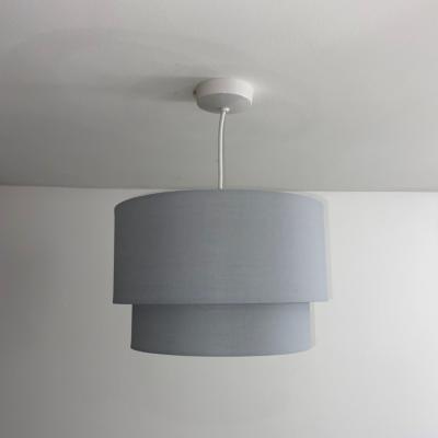 The Range CGC KIMBER Grey and White Inner Two Tier Ceiling Shade - grey