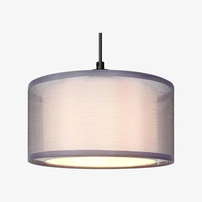 The Range 2 Tier Lamp Shade Ceiling Light Shade - Light Grey