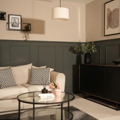 The Range Reni Boucle Pendant Shade - Cream