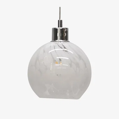 The Range Confetti Easy Fit Glass Pendant Shade - White Confetti Glass