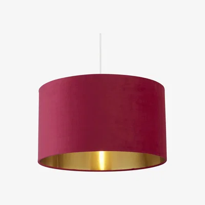 The Range Prague Burgundy Velvet Shade - Burgundy