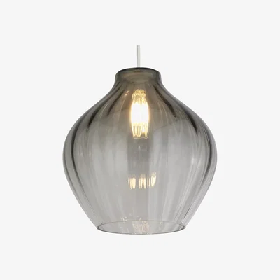 The Range Smoked Ombre Glass Non Elec - Grey