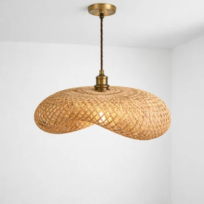 The Range CGC Arina Bamboo Easy Fit Hand Made Lampshade - Bamboo