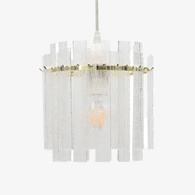 The Range Abi Easy Fit Jewelled Pendant Shade - Frosted