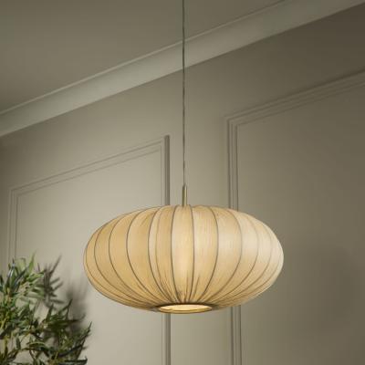 The Range Pleated Fabric Shade  - Ivory