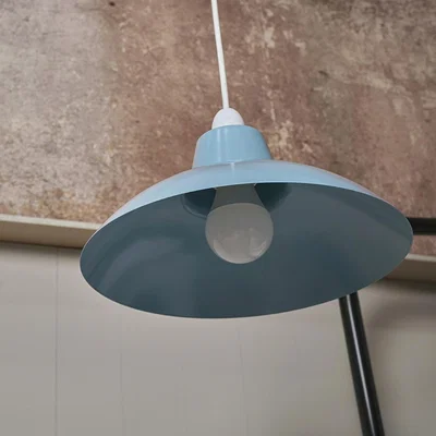 The Range Civic Corn Flower Blue Ceiling Pendant Shade - Blue