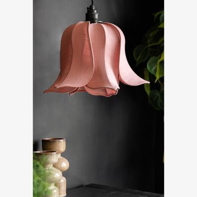 Rockett St George Pretty Pink Petal Leaf Easyfit Lampshade