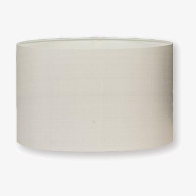 The Rug Seller Drum Silk Lampshade by William Yeoward in Chalk Beige
