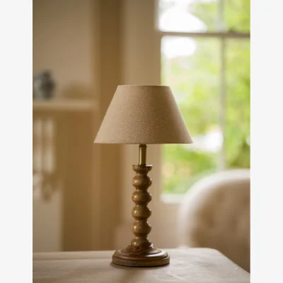 Rose & Grey Plain Linen Shade