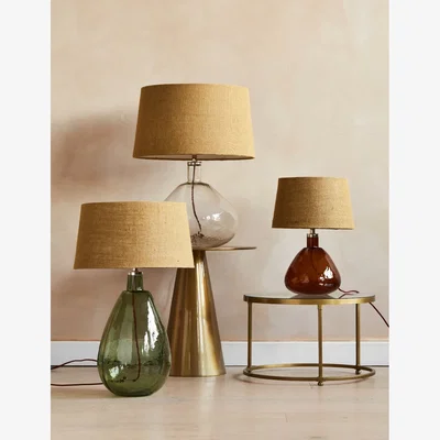 Rose & Grey Nkuku Dia Natural Jute Lampshade - Three Sizes Available