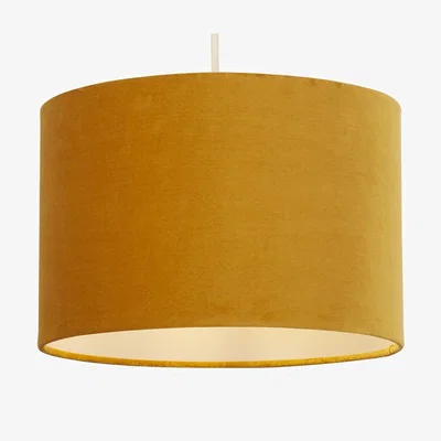 Sofa.com Small Lamp Shade in Amber Velvet