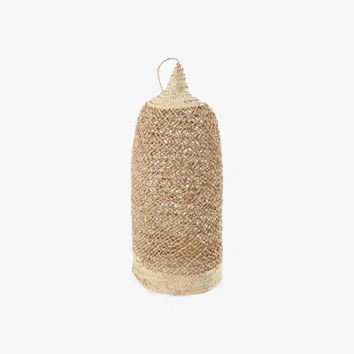 Sazy Maisy Cylinder Palm Lamp Shade, Natural, M