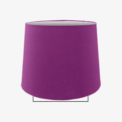 Teddy Beau Deco Home Plum Faux Silk 18 Inch Drum Shade