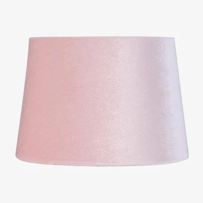 Teddy Beau Deco Home 19in Velvet Empire Shade Blush Pink - Dual Fitting