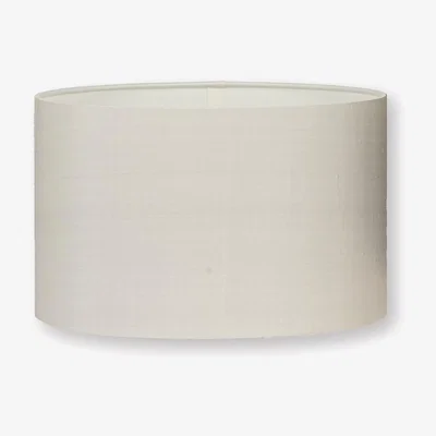 Tobias Oliver William Yeoward | Silk 16 Drum Lampshade Chalk