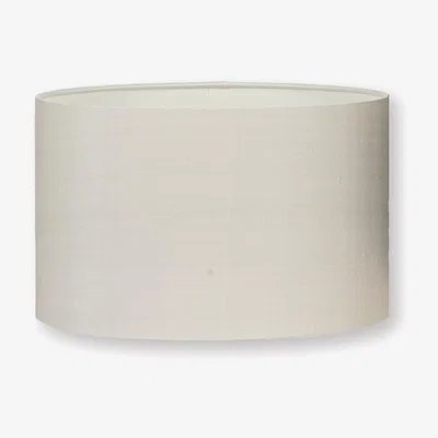 Tobias Oliver William Yeoward | Silk 18 Drum Lampshade Chalk
