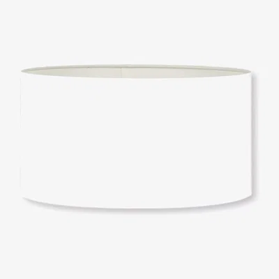 Tobias Oliver William Yeoward |  Oval Lampshade in Satin with White Liner | 47 cm