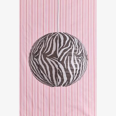 Urban Outfitters Zebra Print Paper Lamp Shade - Black/White ALL at Urban Outfitters