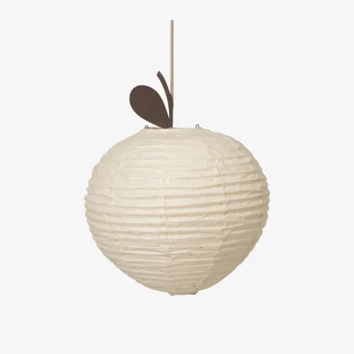 Westwing Handmade Washi Paper Lampshade Apple