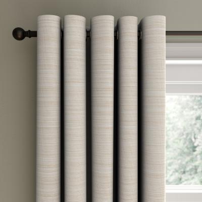 Dunelm Hamilton Mushroom Blackout Eyelet Curtains Mushroom