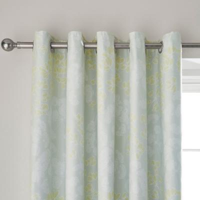 Dunelm Dorma Daylesford Green Eyelet Curtains Green