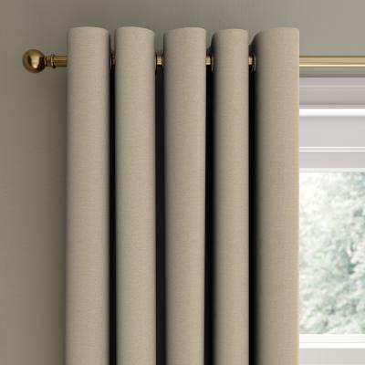 Dunelm Berlin Linen Blackout Eyelet Curtains Linen