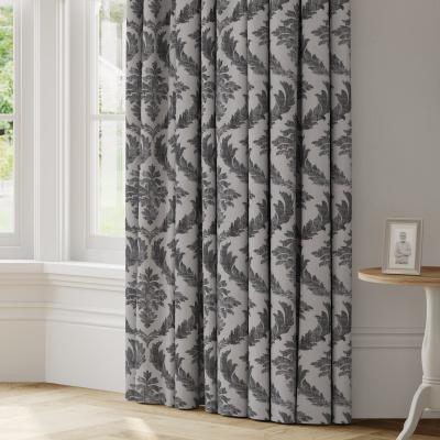 Dunelm Isla Made to Measure Curtains Isla Jacquard Ash Grey