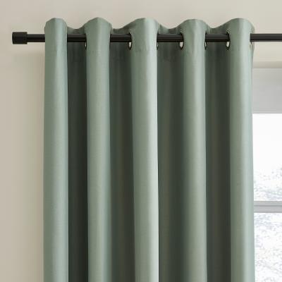 Dunelm Berlin Lilypad Thermal Blackout Eyelet Curtains Green
