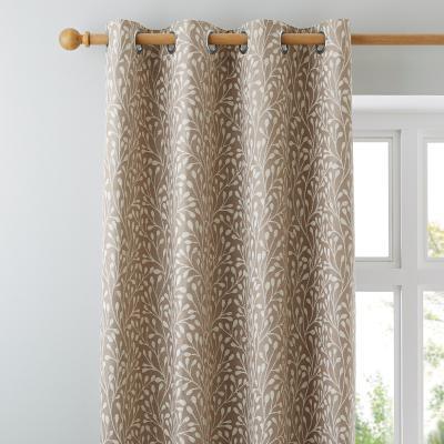 Dunelm Willow Cream Eyelet Curtains Cream