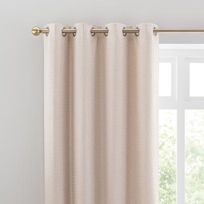 Dunelm Recycled Basketweave White Sand Eyelet Curtains White Sand