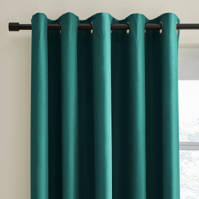 Dunelm Berlin Peacock Blackout Thermal Eyelet Curtains Peacock