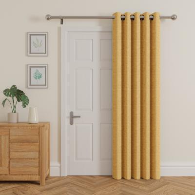 Dunelm Dawson Ochre Thermal Door Curtain Ochre