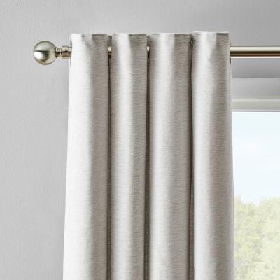 Dunelm Haworth Chenille Silver Eyelet Curtains Silver