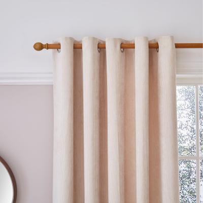 Dunelm Elements Cord White Sand Eyelet Curtains White Sand