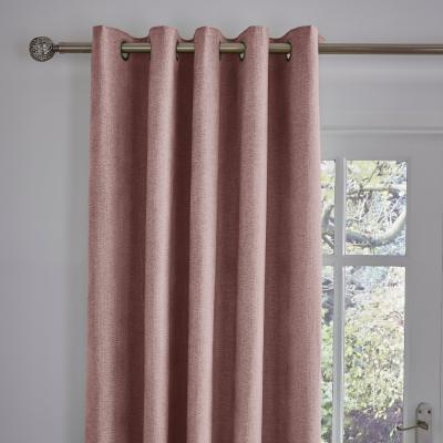 Dunelm Wynter Blush Eyelet Curtains Blush