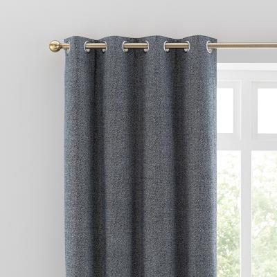 Dunelm Hampstead Navy Eyelet Curtains Navy