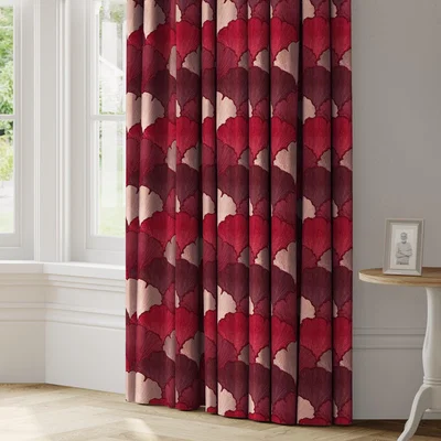 Dunelm Pamplona Made to Measure Curtains Pamplona Rosso