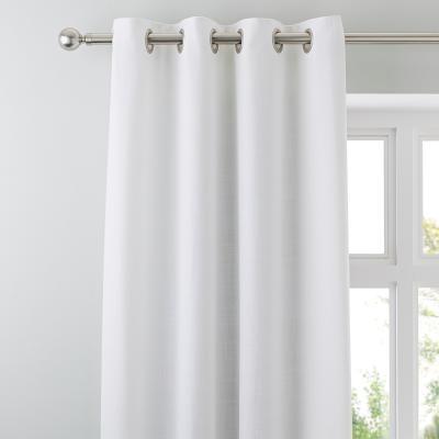 Dunelm Vermont White Eyelet Curtains White