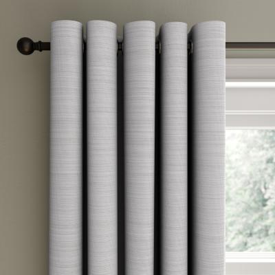 Dunelm Hamilton Dove Grey Blackout Eyelet Curtains Dove (Grey)