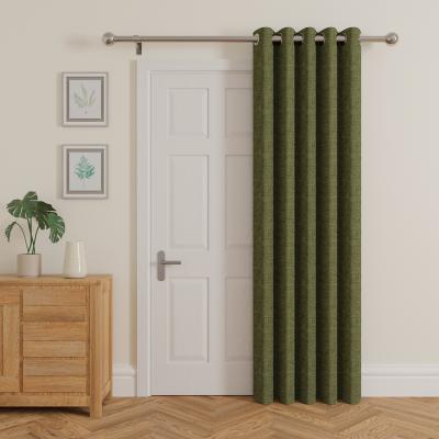 Dunelm Dawson Olive Thermal Door Curtain Olive (Green)